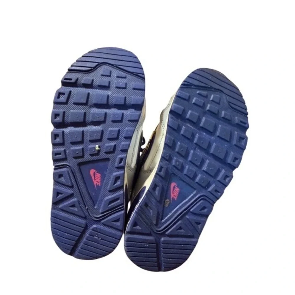 Nike Air Max Wright Kids Shoes White Grey Navy Pink Size‎ 10C Toddler